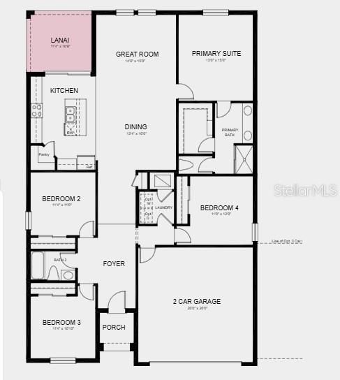 Activo con contrato: $299,000 (4 camas, 2 baños, 1848 Pies cuadrados)