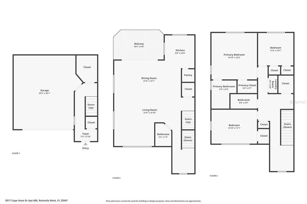 待售: $280,000 (3 贝兹, 3 浴室, 2044 平方英尺)