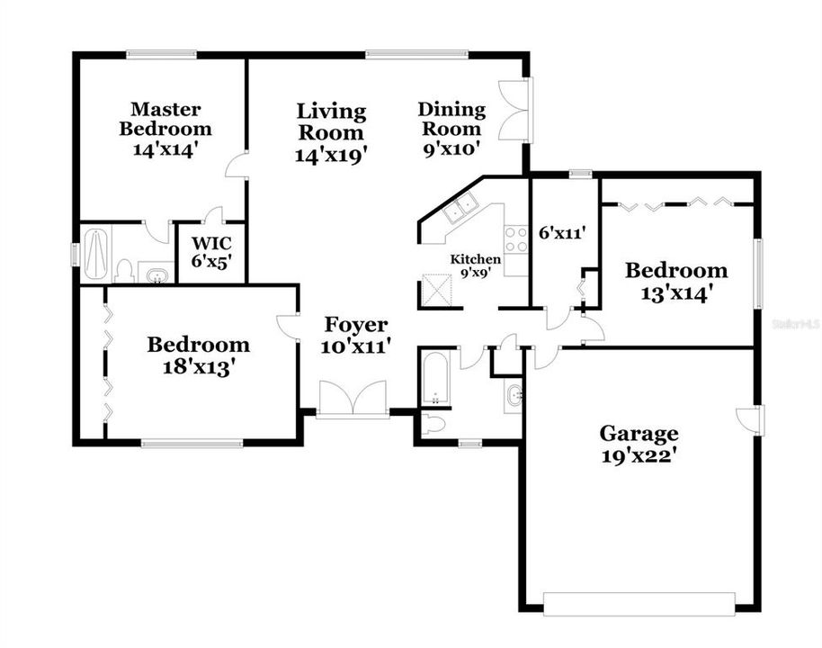 For Rent: $1,770 (3 beds, 2 baths, 1498 Square Feet)