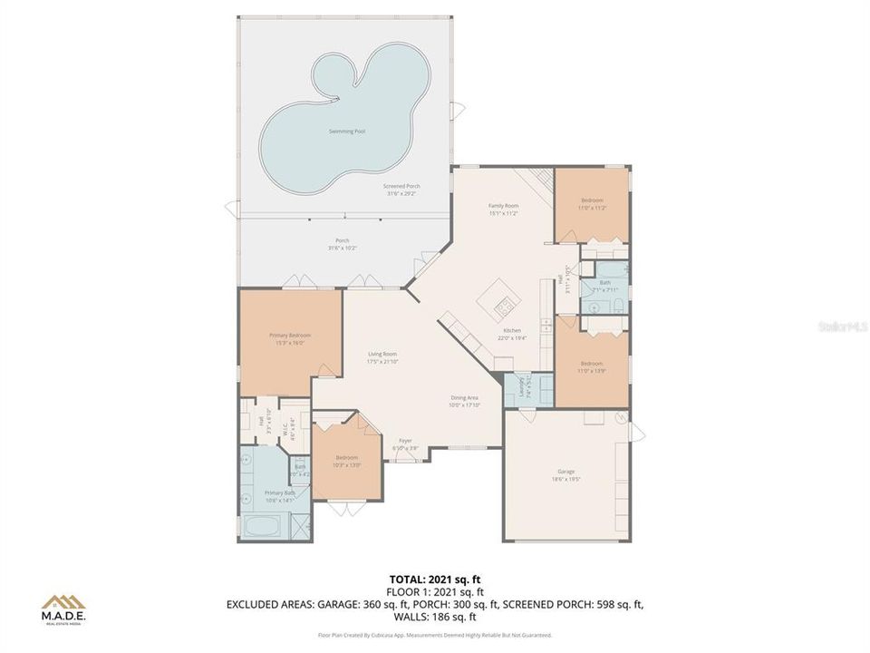 Под контрактом: $499,000 (4 спален, 2 ванн, 2200 Квадратных фут)