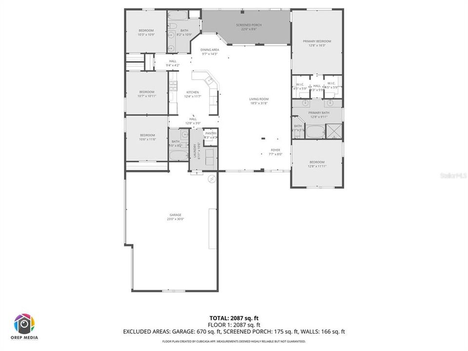 合同活跃: $445,000 (4 贝兹, 3 浴室, 2243 平方英尺)