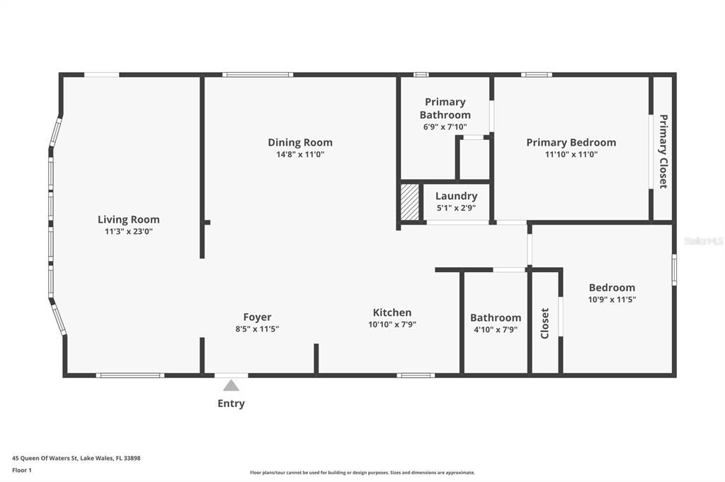 For Sale: $250,000 (2 beds, 2 baths, 1128 Square Feet)