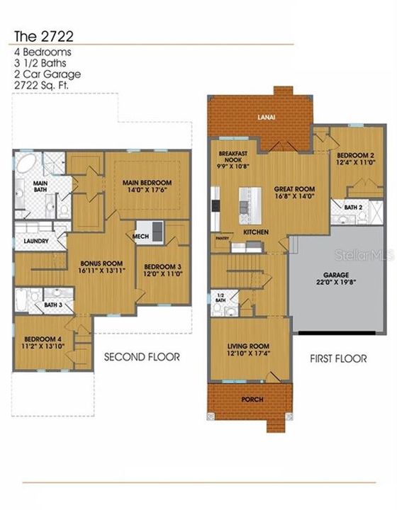 For Sale: $959,990 (4 beds, 3 baths, 2722 Square Feet)