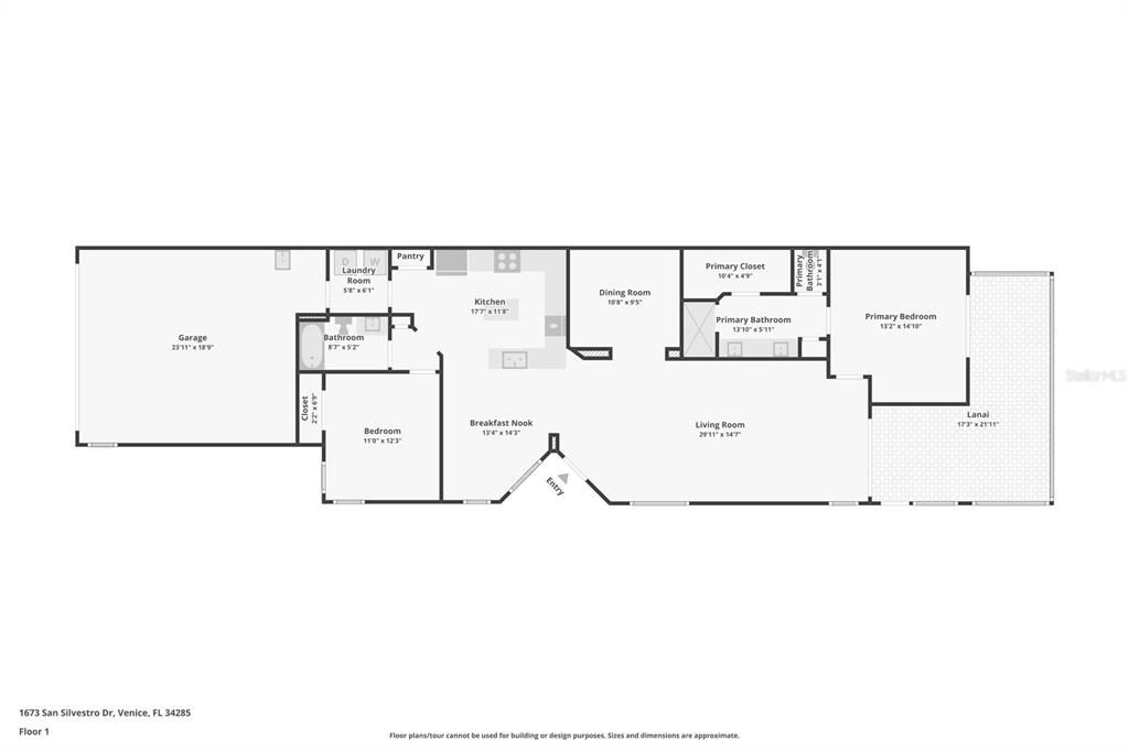 合同活跃: $325,000 (2 贝兹, 2 浴室, 1488 平方英尺)