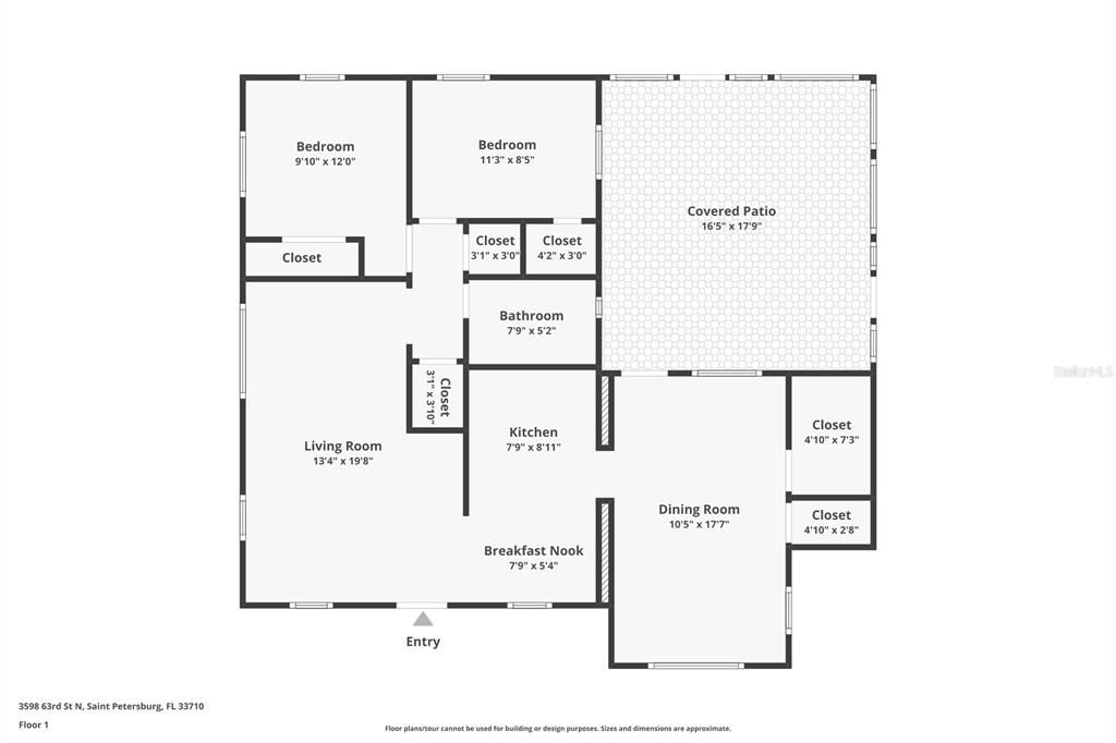 合同活跃: $339,900 (2 贝兹, 1 浴室, 782 平方英尺)