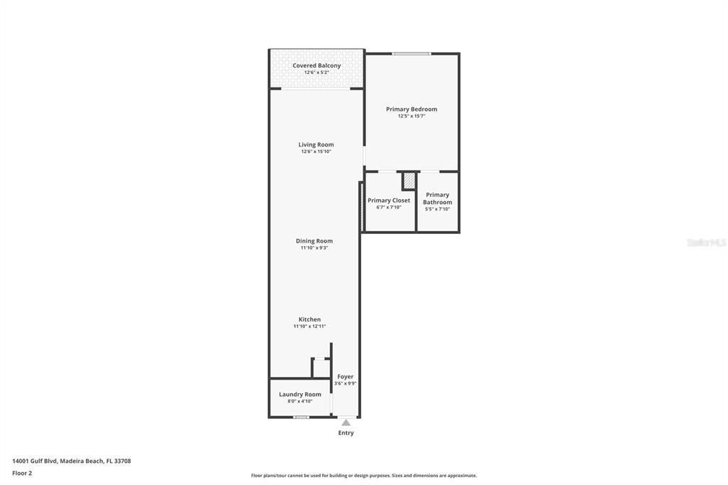 合同活跃: $395,000 (1 贝兹, 1 浴室, 840 平方英尺)
