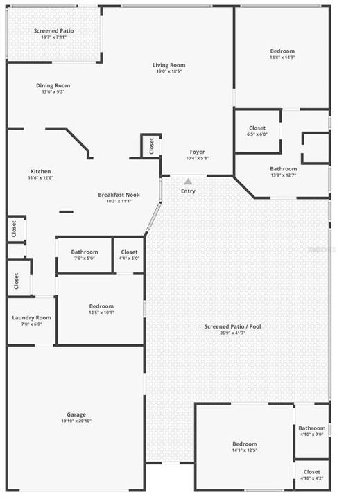 For Sale: $395,000 (3 beds, 3 baths, 2021 Square Feet)