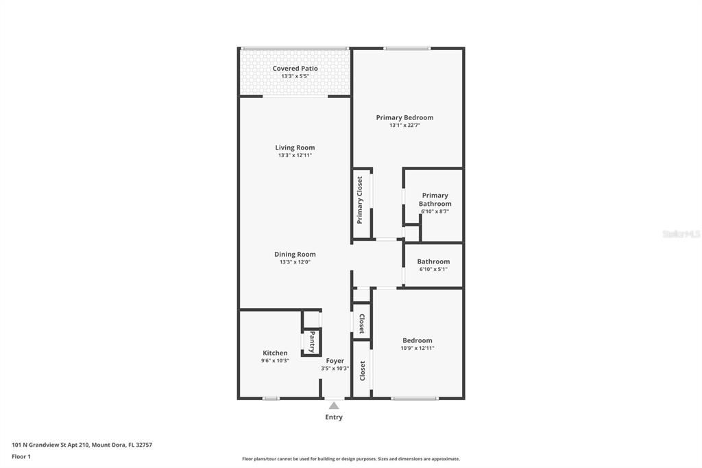 Active With Contract: $244,000 (2 beds, 2 baths, 1163 Square Feet)