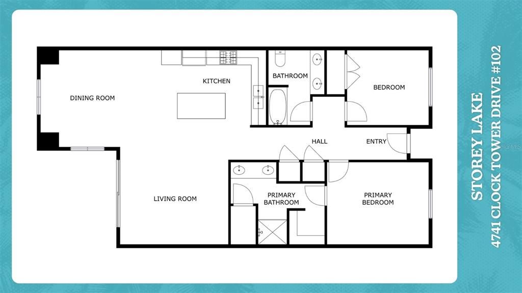 For Sale: $316,500 (2 beds, 2 baths, 1186 Square Feet)