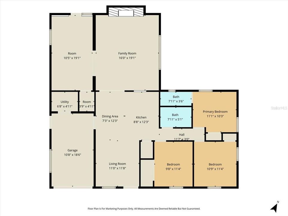 На продажу: $229,000 (3 спален, 2 ванн, 1542 Квадратных фут)