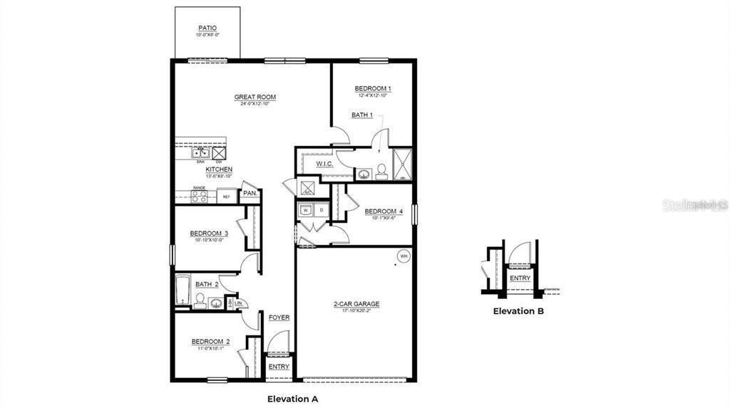 На продажу: $359,000 (4 спален, 2 ванн, 1504 Квадратных фут)