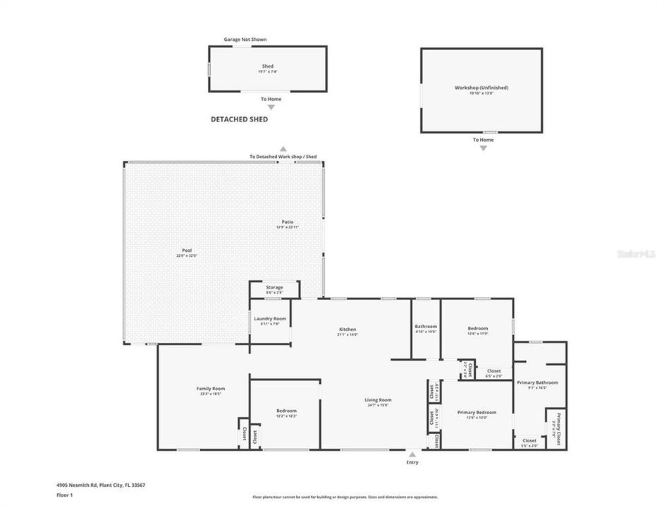 На продажу: $524,900 (4 спален, 2 ванн, 1588 Квадратных фут)