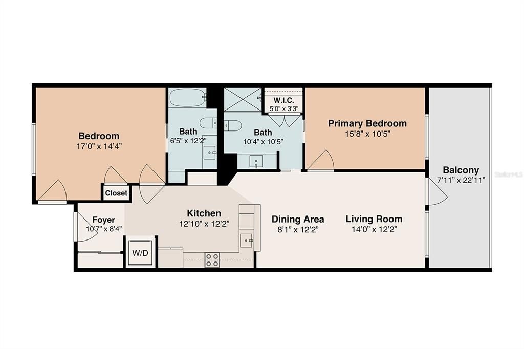 For Sale: $769,000 (2 beds, 2 baths, 1110 Square Feet)