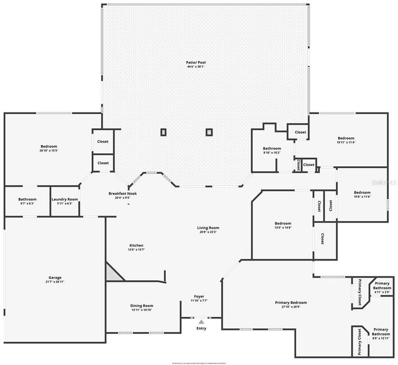 For Sale: $629,000 (5 beds, 3 baths, 2966 Square Feet)