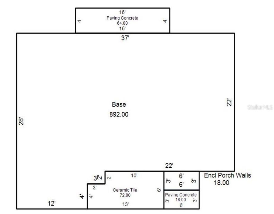 На продажу: $148,900 (2 спален, 2 ванн, 892 Квадратных фут)