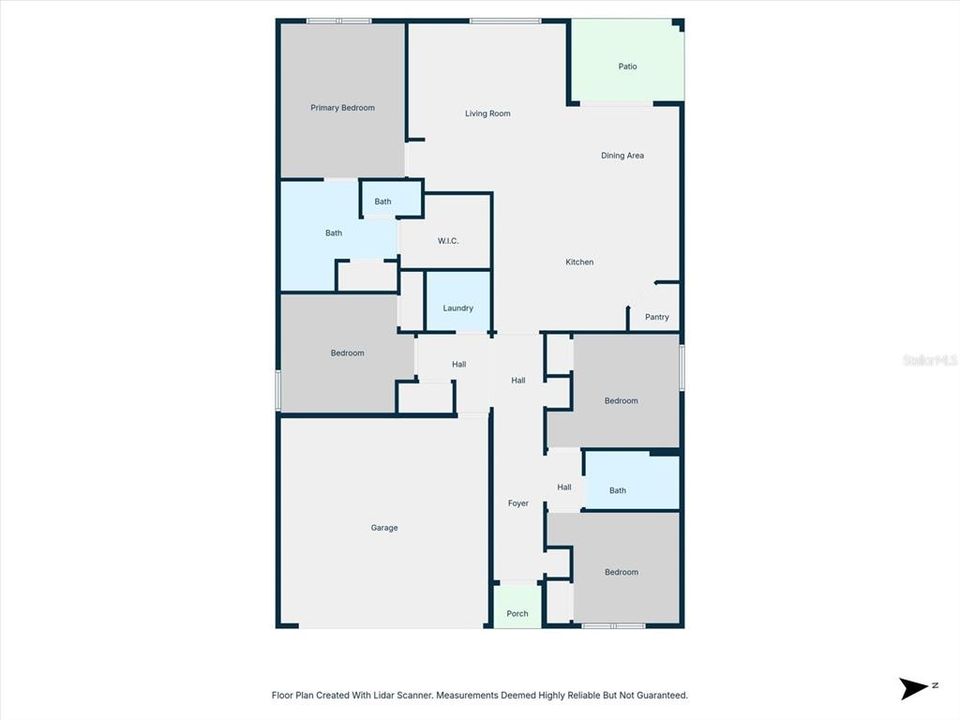 На продажу: $445,000 (4 спален, 2 ванн, 1846 Квадратных фут)