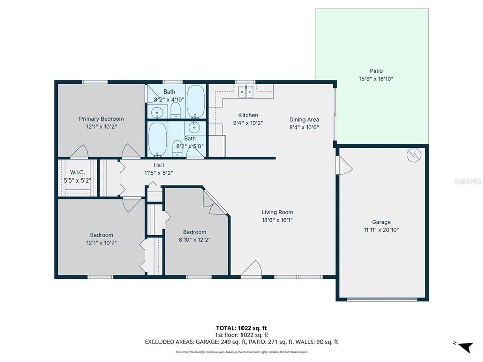 合同活跃: $325,000 (3 贝兹, 2 浴室, 1120 平方英尺)