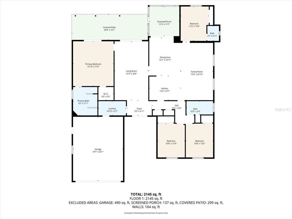 待售: $338,000 (4 贝兹, 2 浴室, 2280 平方英尺)