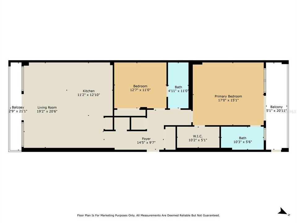En Venta: $509,000 (2 camas, 2 baños, 1357 Pies cuadrados)