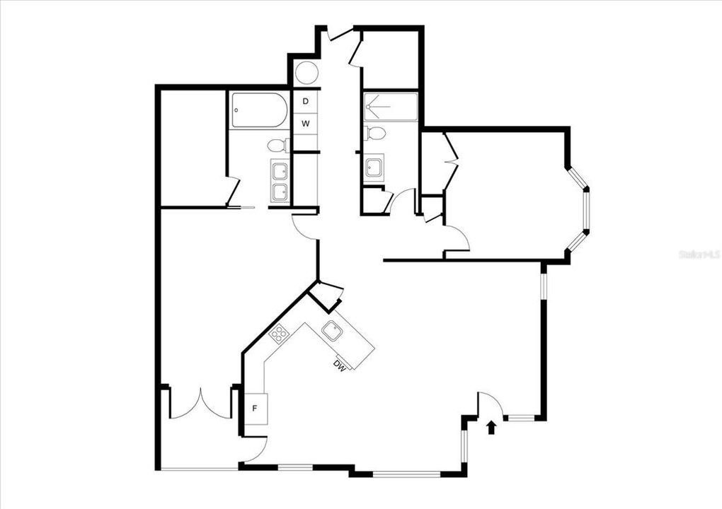 出租: $2,200 (2 贝兹, 2 浴室, 1072 平方英尺)