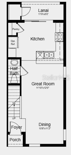 На продажу: $229,999 (2 спален, 2 ванн, 1205 Квадратных фут)