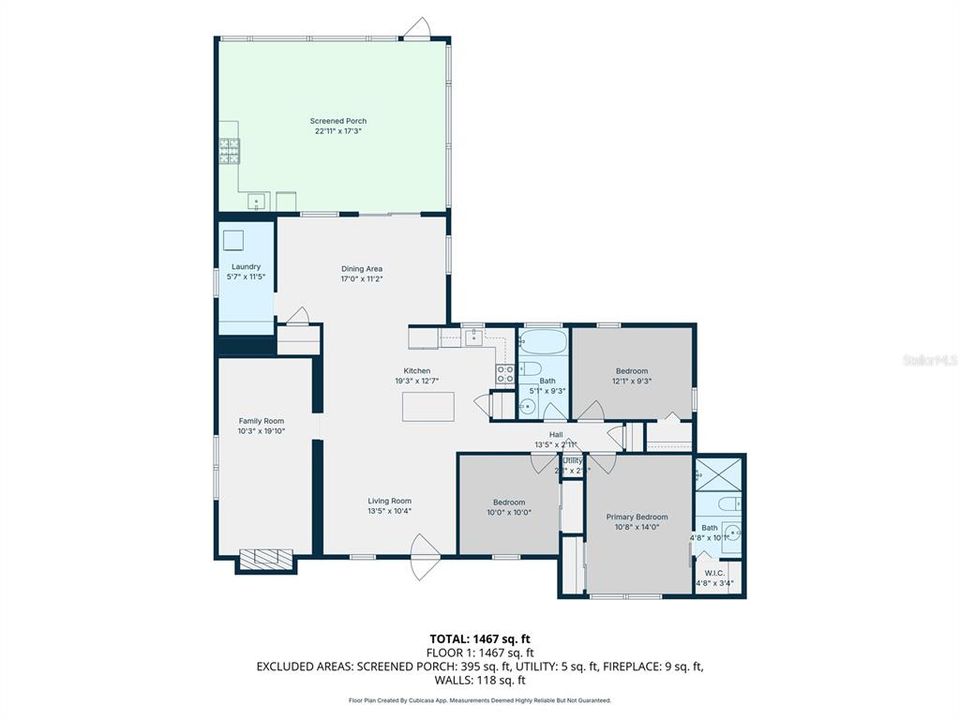 На продажу: $495,000 (3 спален, 2 ванн, 1473 Квадратных фут)
