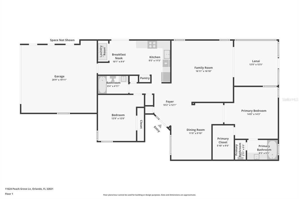 For Sale: $400,000 (2 beds, 2 baths, 1450 Square Feet)