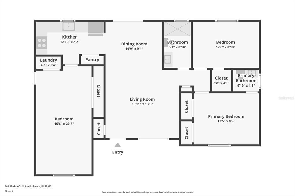 For Rent: $2,300 (3 beds, 2 baths, 1156 Square Feet)