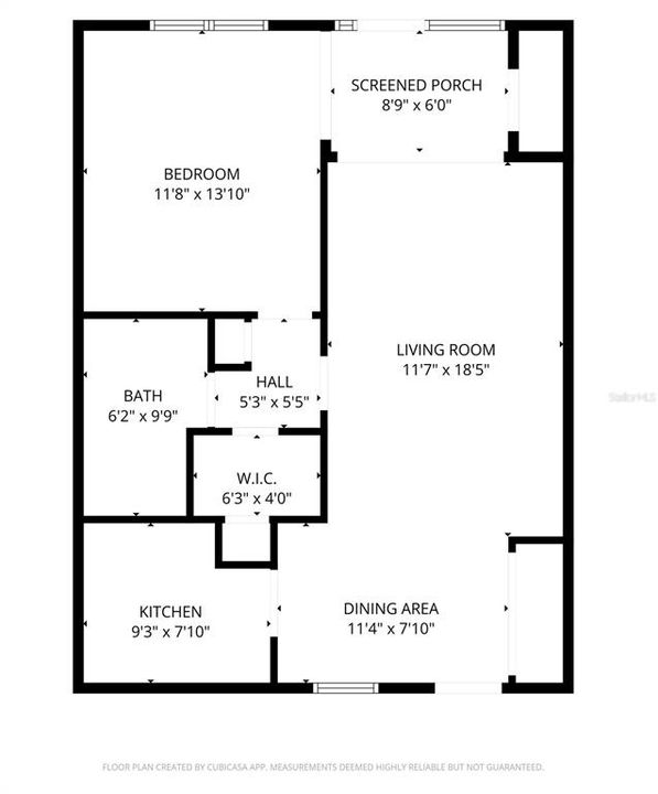 For Sale: $172,000 (1 beds, 1 baths, 775 Square Feet)
