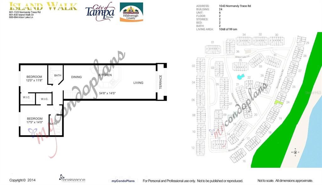 En Renta: $2,900 (2 camas, 2 baños, 1068 Pies cuadrados)