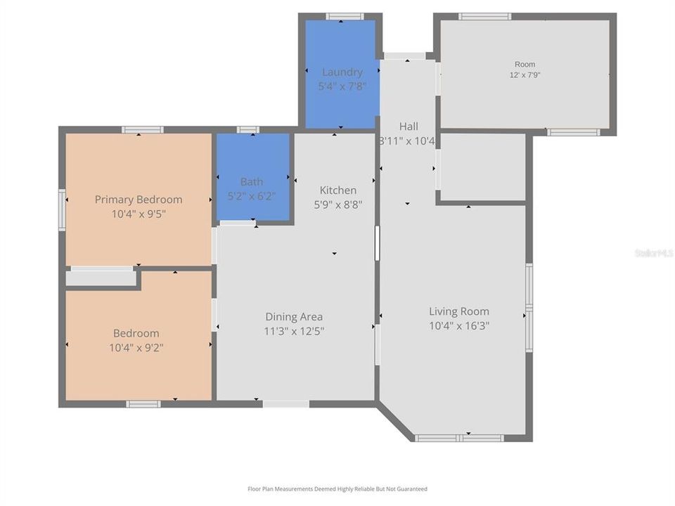 For Sale: $200,000 (2 beds, 1 baths, 870 Square Feet)