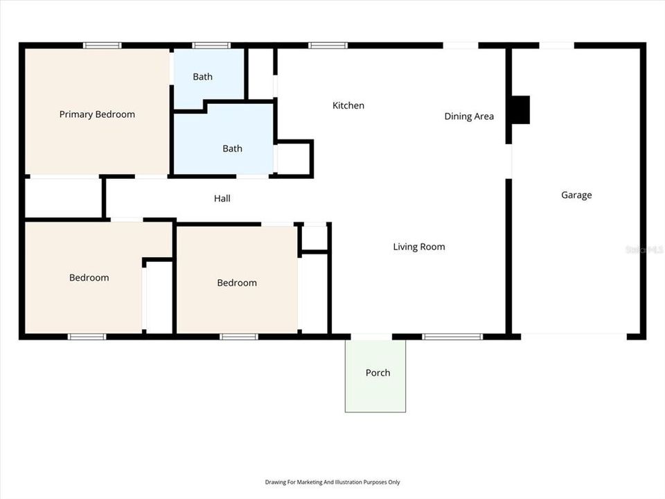 Activo con contrato: $253,000 (3 camas, 1 baños, 1000 Pies cuadrados)