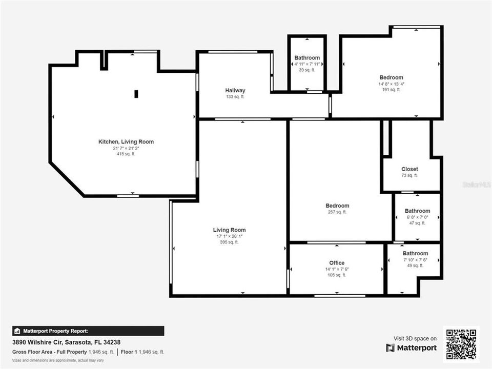 待售: $349,000 (2 贝兹, 2 浴室, 1822 平方英尺)