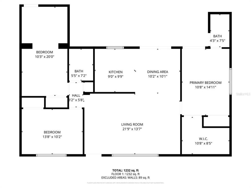 For Sale: $500,000 (3 beds, 2 baths, 1296 Square Feet)