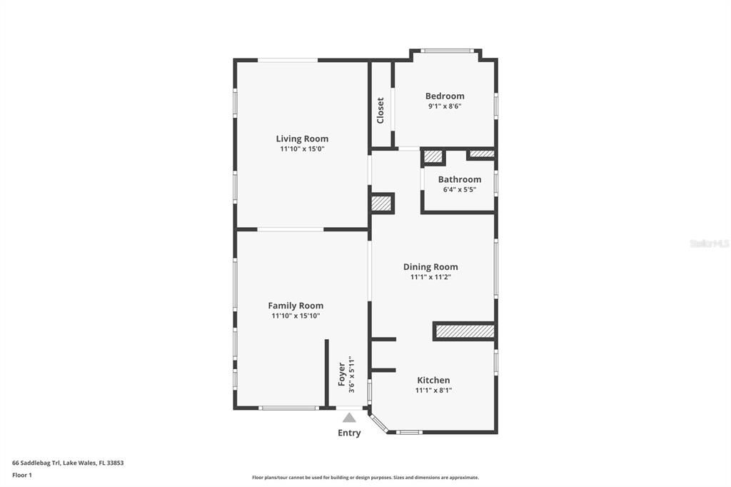 待售: $132,900 (1 贝兹, 1 浴室, 780 平方英尺)