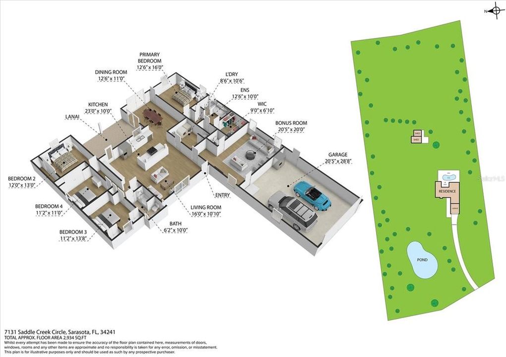 合同活跃: $1,135,000 (4 贝兹, 2 浴室, 2414 平方英尺)