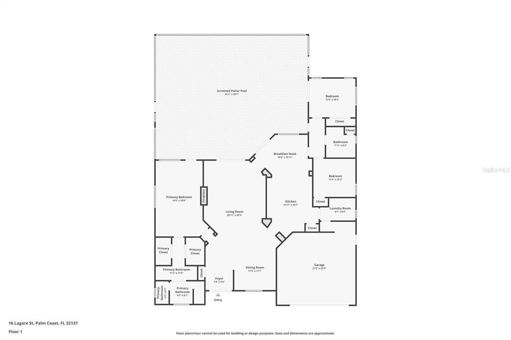 На продажу: $575,000 (3 спален, 2 ванн, 2154 Квадратных фут)