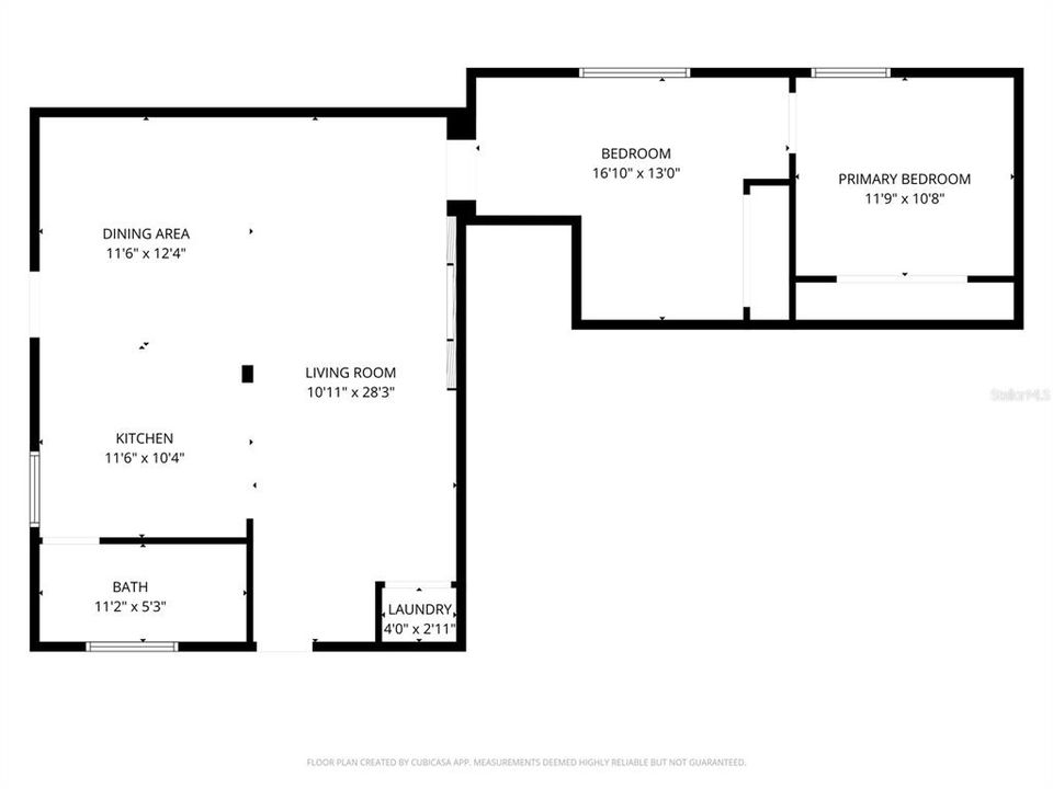Activo con contrato: $2,700 (2 camas, 1 baños, 1128 Pies cuadrados)