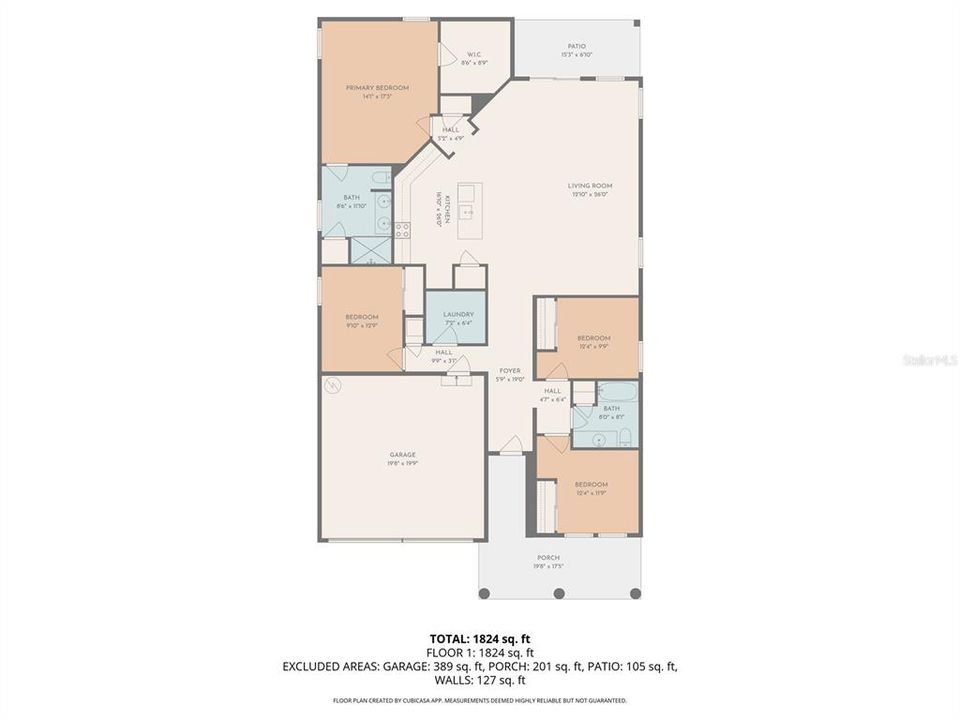出租: $2,300 (4 贝兹, 2 浴室, 1824 平方英尺)
