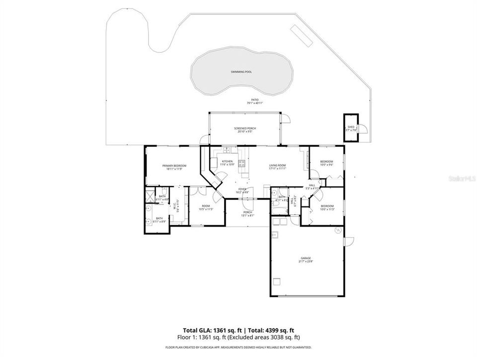 For Rent: $4,950 (3 beds, 2 baths, 1429 Square Feet)