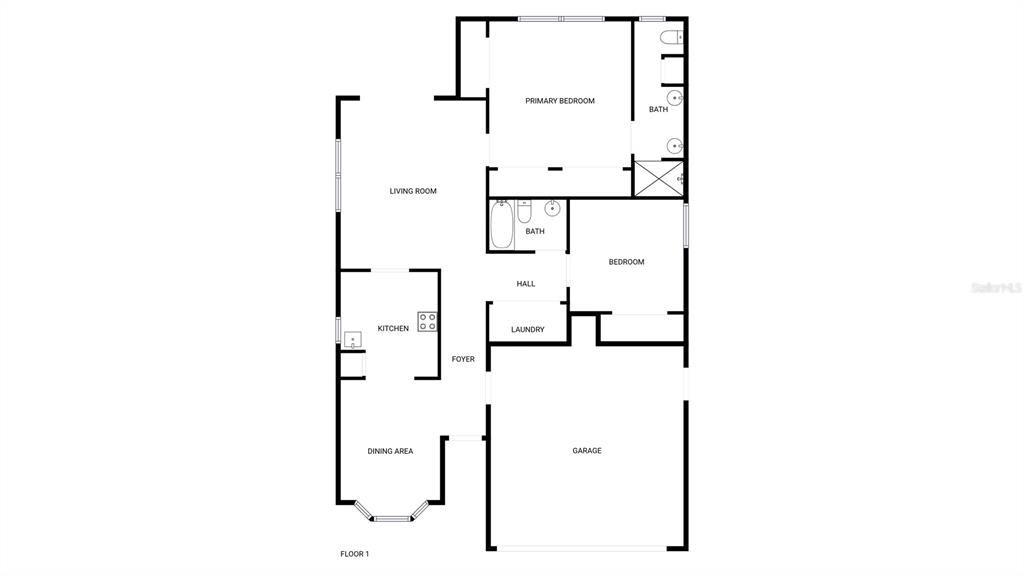 На продажу: $263,000 (2 спален, 2 ванн, 1270 Квадратных фут)