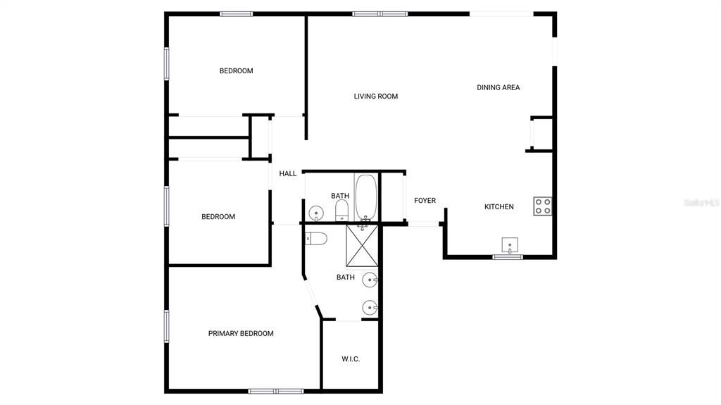На продажу: $325,000 (3 спален, 2 ванн, 1566 Квадратных фут)