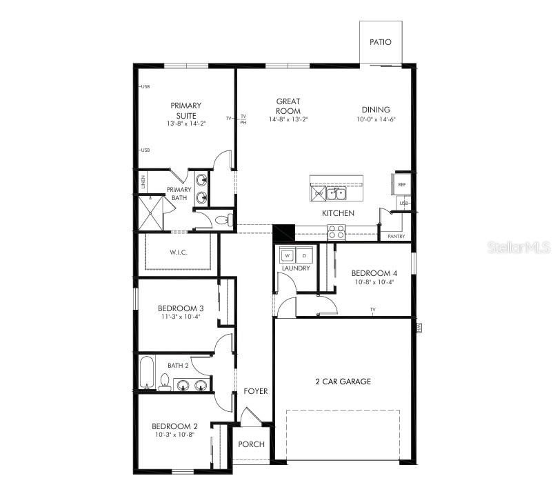 For Sale: $320,276 (4 beds, 2 baths, 1840 Square Feet)