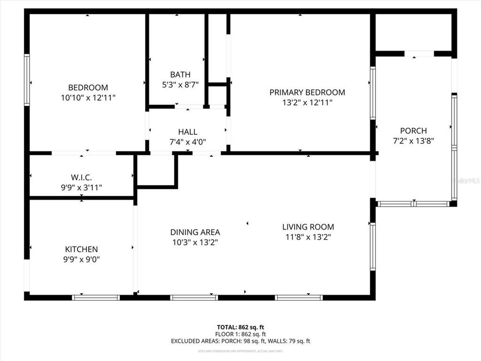 En Venta: $125,000 (2 camas, 1 baños, 805 Pies cuadrados)