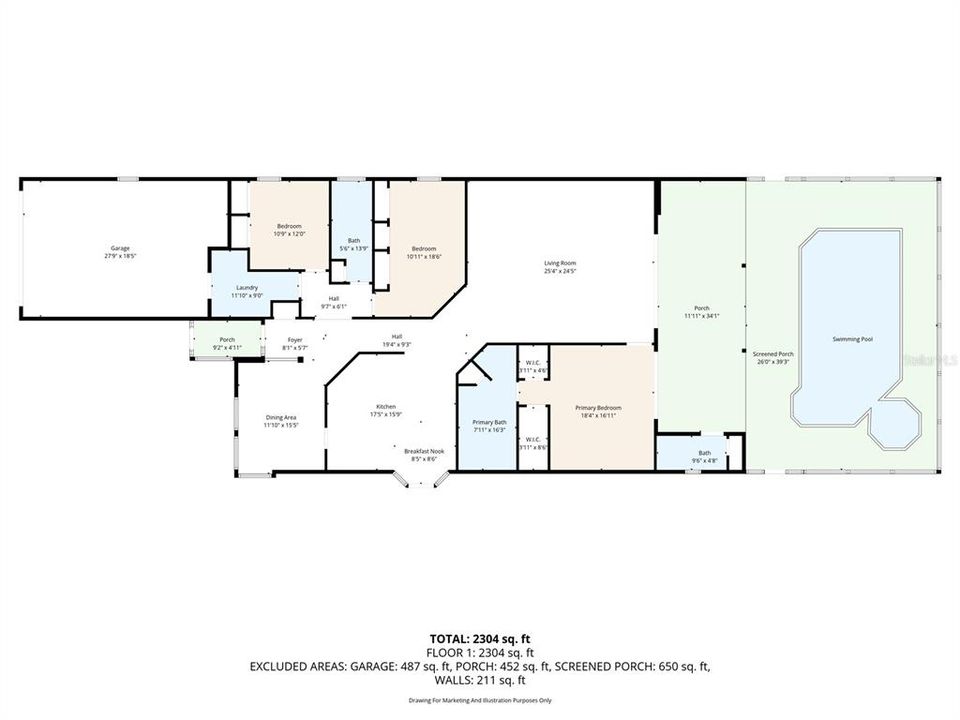 For Sale: $449,999 (3 beds, 3 baths, 2516 Square Feet)