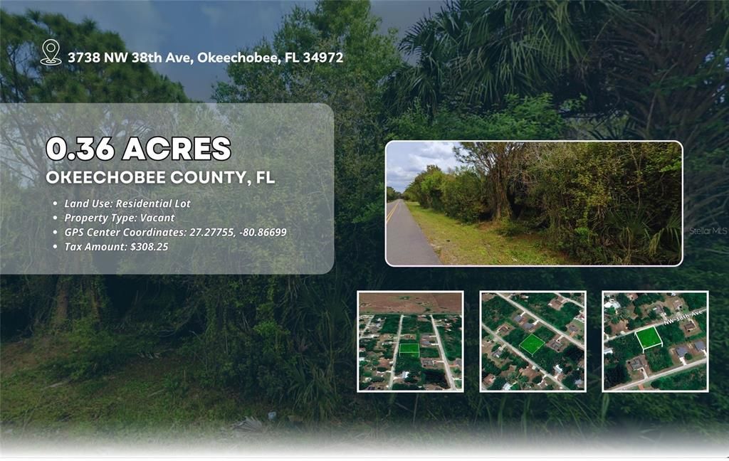 На продажу: $34,950 (0.36 acres)