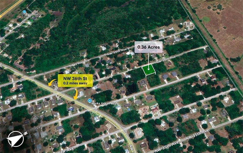 На продажу: $34,950 (0.36 acres)