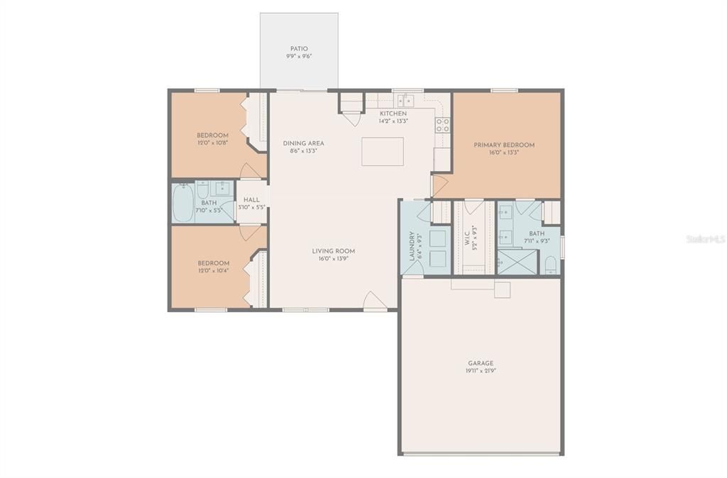 For Sale: $279,900 (3 beds, 2 baths, 1456 Square Feet)