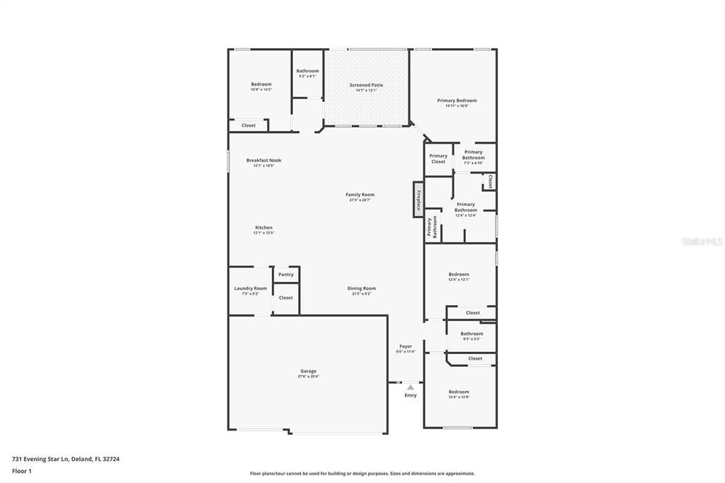 На продажу: $470,000 (4 спален, 3 ванн, 2345 Квадратных фут)