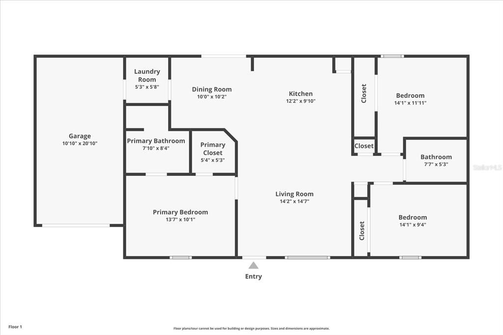 Active With Contract: $234,900 (3 beds, 2 baths, 1173 Square Feet)